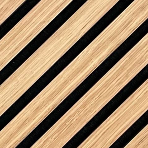 Aura + Form | White Oak Acoustic Panels Black Felt