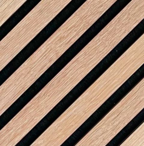 Aura + Form | White Oak Acoustic Panels Black Felt