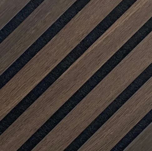 Aura + Form Smoked Oak Acoustic Panels Black Felt