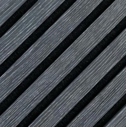 Aura + Form Smoked Oak Acoustic Panels Black Felt