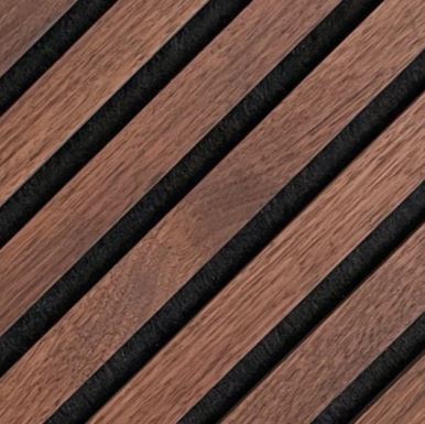 Aura + Form | Walnut Acoustic Panels Black Felt