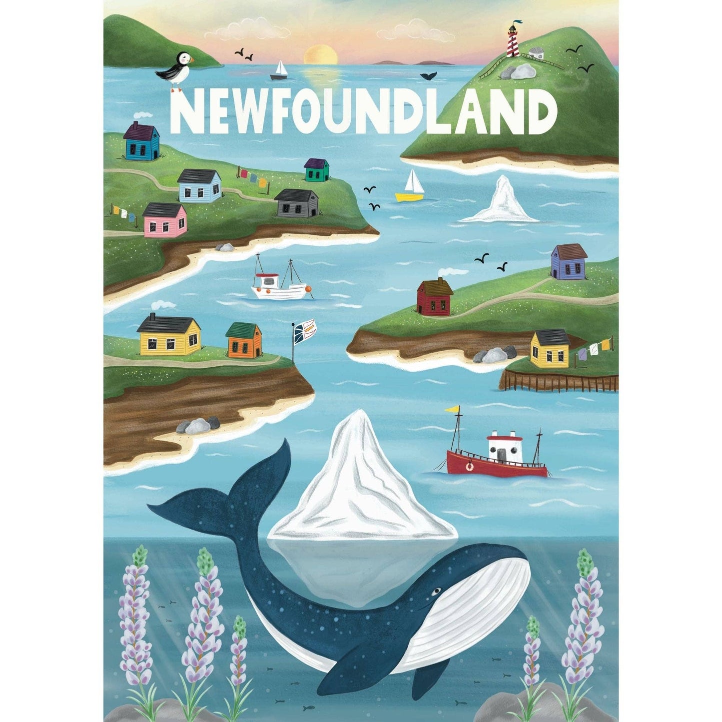 Villager Puzzles - Newfoundland Sites | 500-Piece Puzzle | Designed in Canada