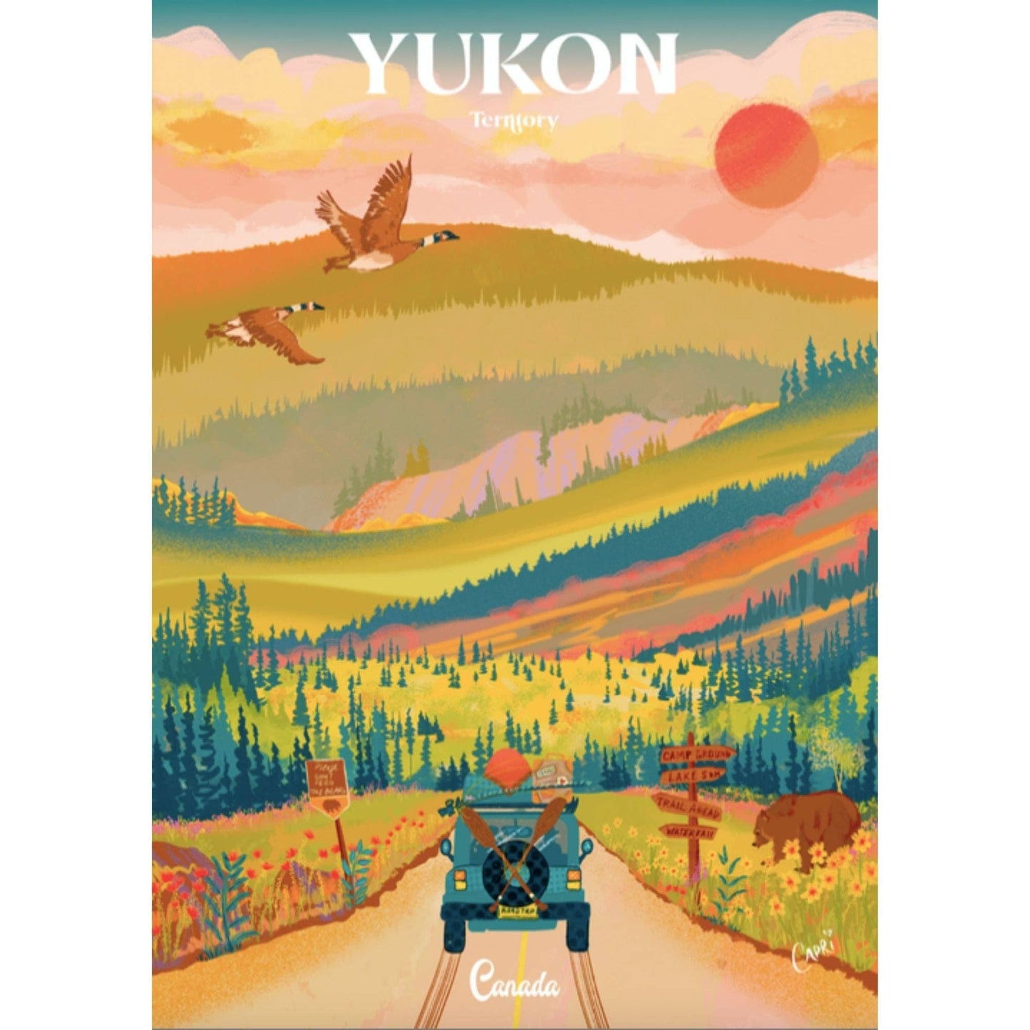 Villager Puzzles - Yukon Road Trip | 1000-Piece Puzzle | Designed in Canada