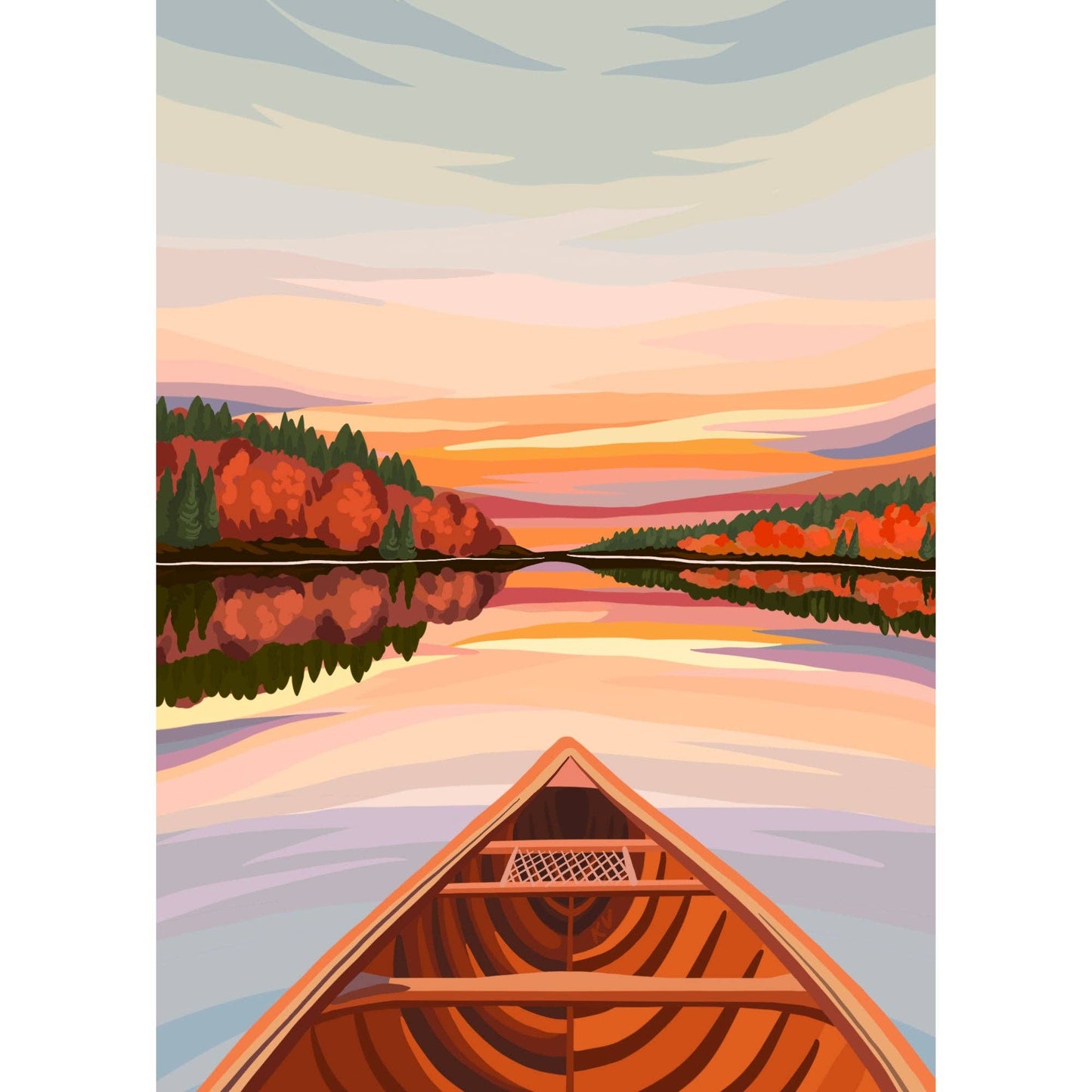 Villager Puzzles | Canoeing at Dawn - 500 Piece Puzzle