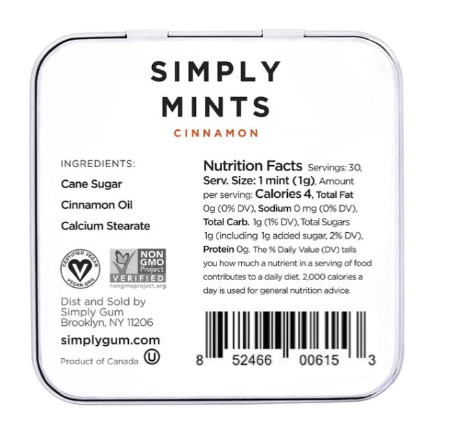Simply | Mints - Cinnamon