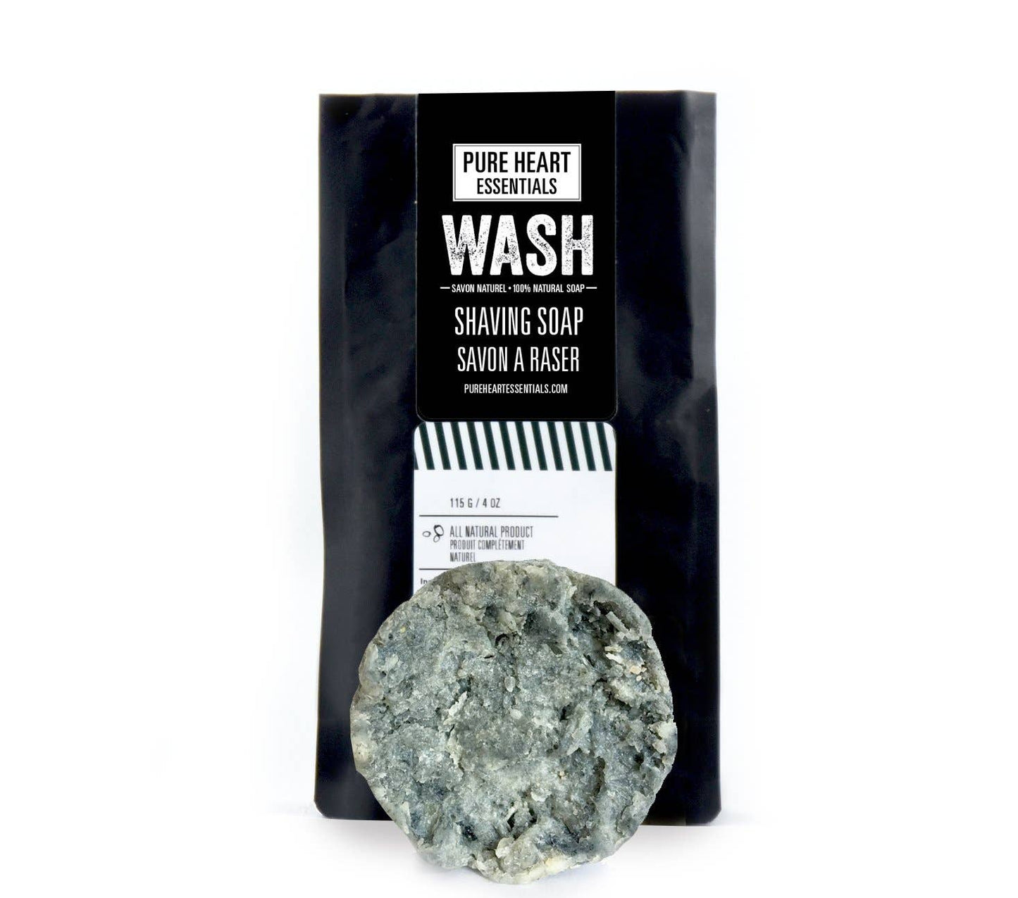 Pure Heart Essentials | Shaving Bar - Fir Balsam & Cedarwood Raw Bars / no packaging
