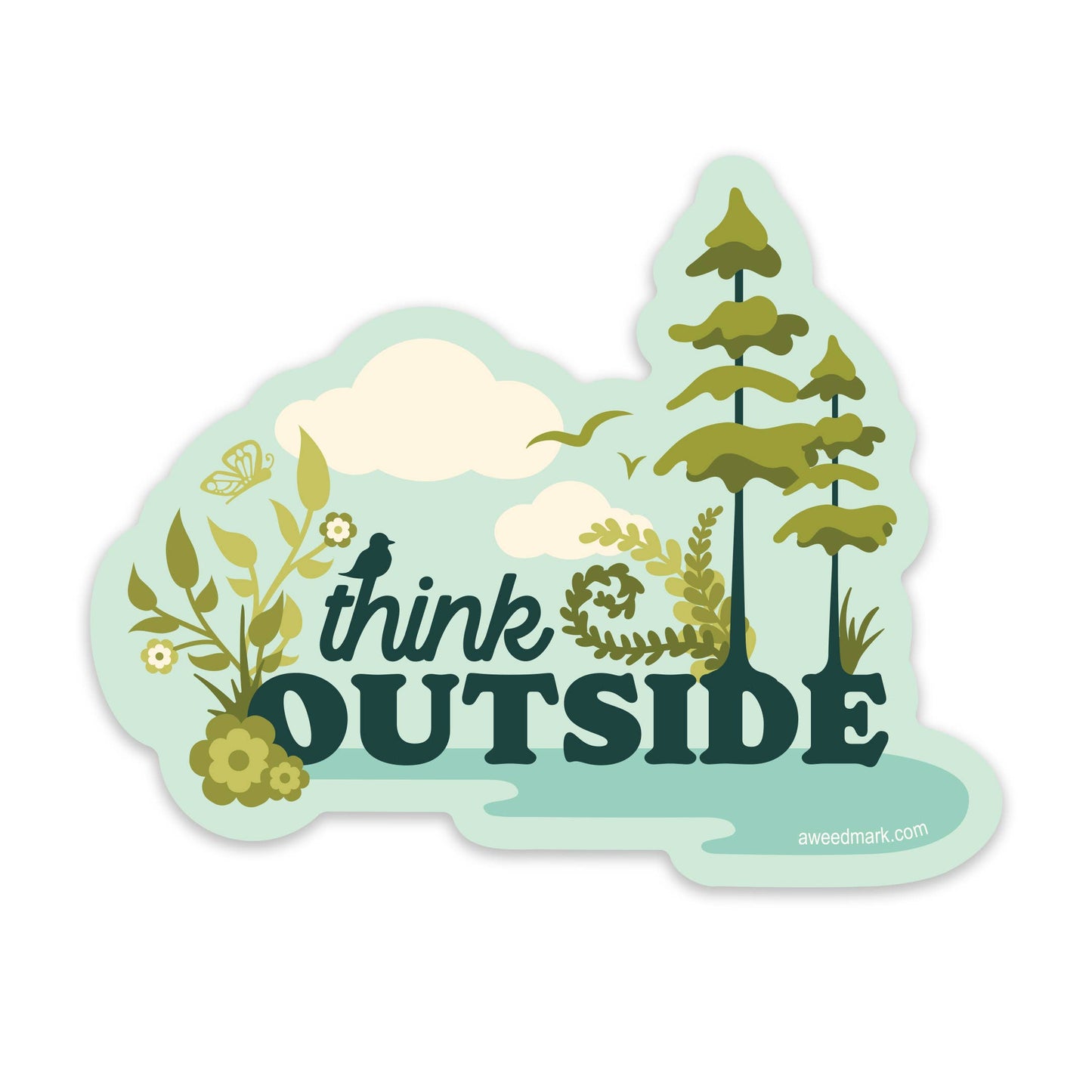 Amanda Weedmark - Think Outside Sticker