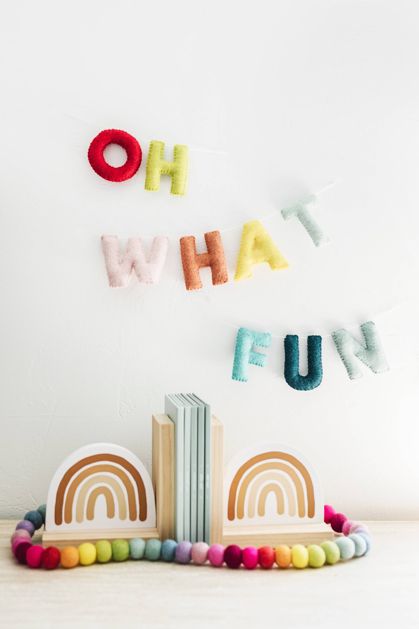 Joy Felts - Oh What Fun Letter Garland - Large Letter Size