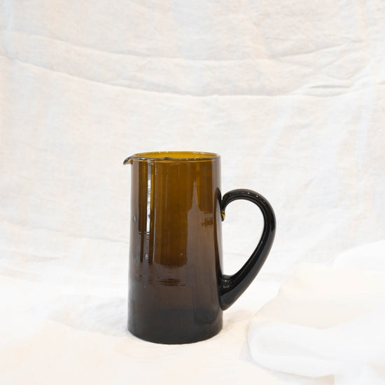 Recycled Glass Pitcher