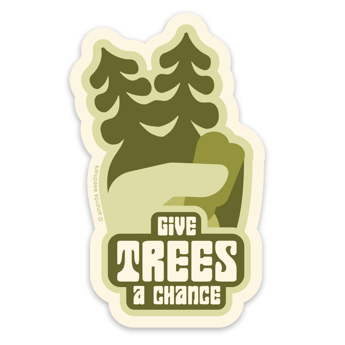 Amanda Weedmark - Give Trees a Chance Nature Sticker