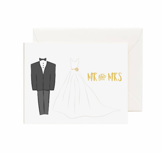 Jaybee Design | Greeting Card - Mr and Mrs