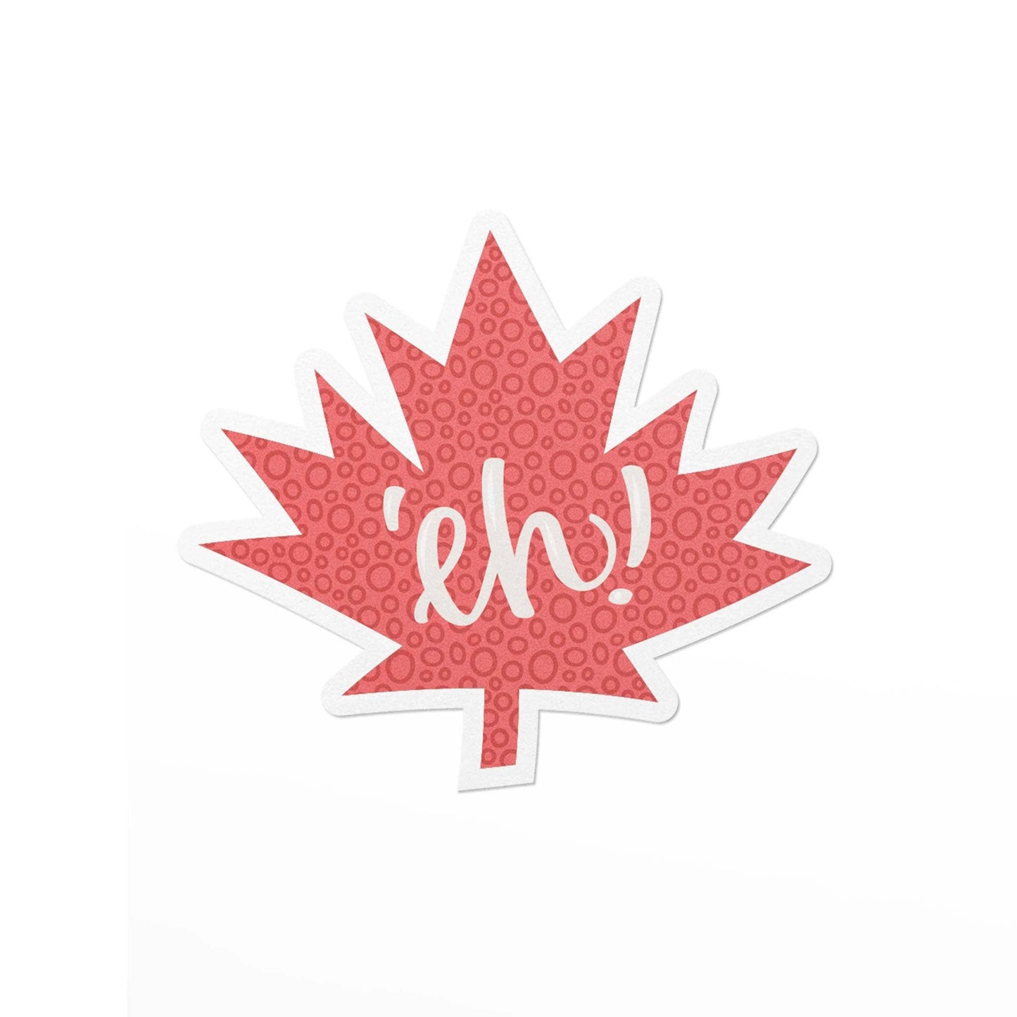 Pedaller Designs - Canadian Maple Leaf Slang Vinyl Sticker