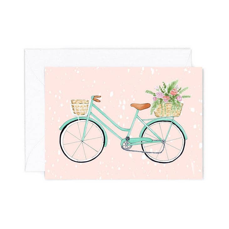 Almeida Illustrations - Mini Card - Bicyclette - Everyday Greeting Card