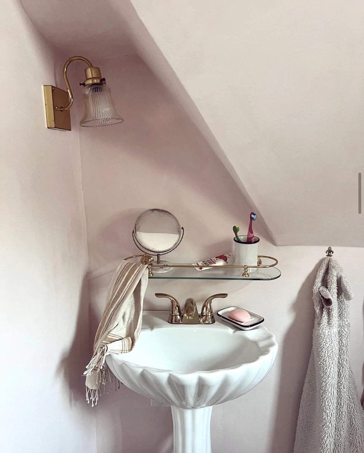Lime Wash Paint - Rosy Mood