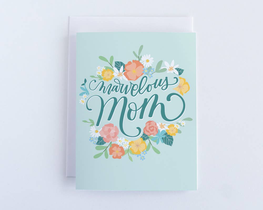 Pedaller Designs | Greeting Card - Marvelous Mom