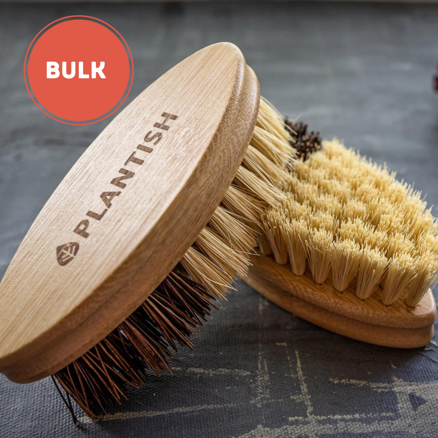 Plantish | Sisal & Palm Vegetable Brush