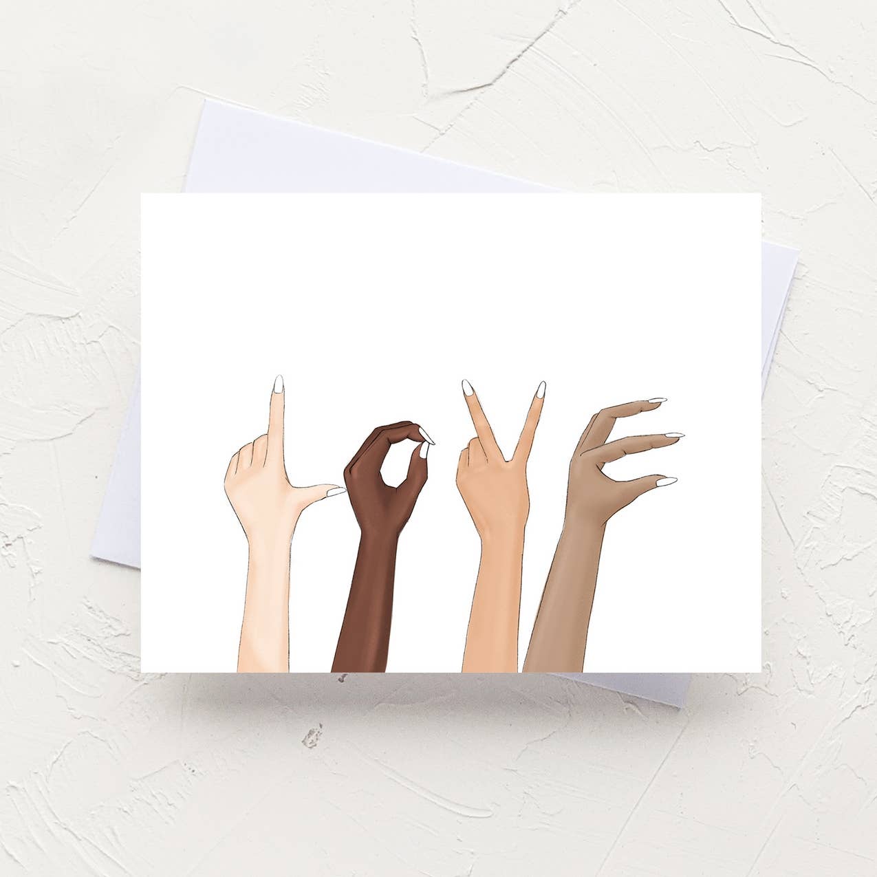 Almeida Illustrations | Love All Greeting Card