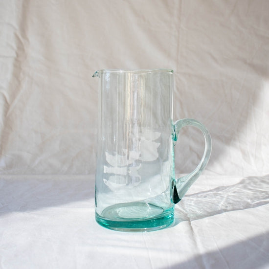 Recycled Glass Pitcher