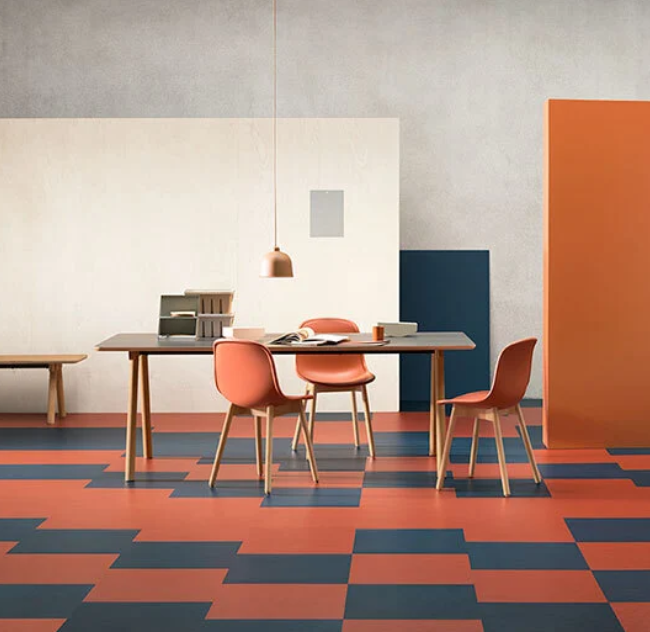 Marmoleum Modular t3352 Berlin Red