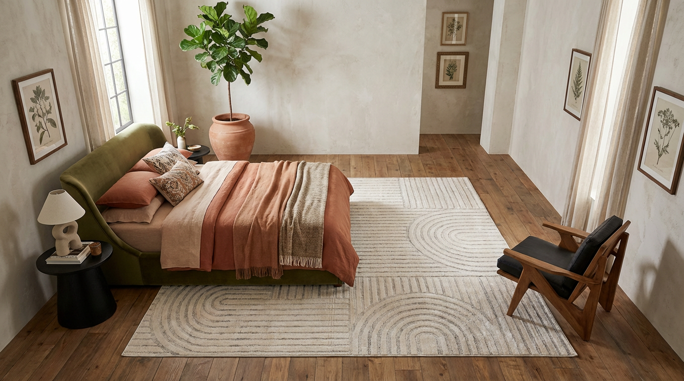 Koshani - Tulum Abstract Geometric Indoor Area Rug: Grey / Abstract / 4x6