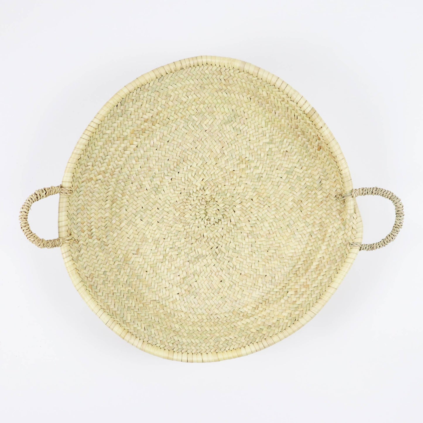 SOCCO Designs - Moroccan Straw Woven Plate: Large