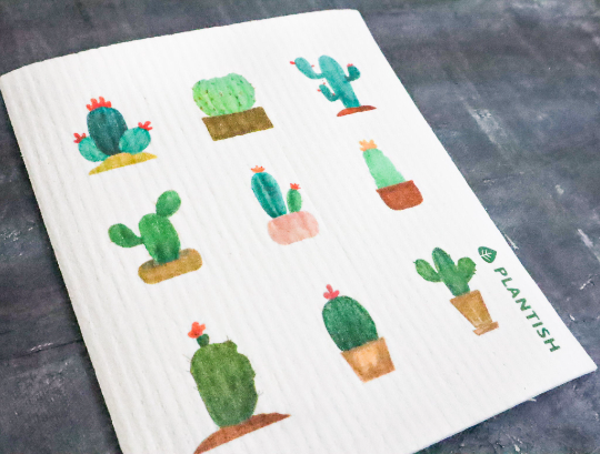 Plantish - Cactus - Swedish Sponge Cloth