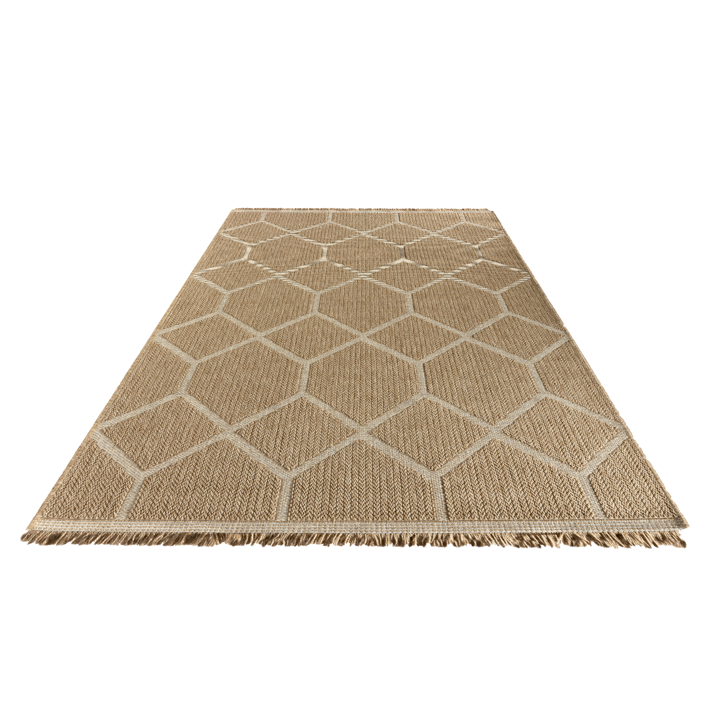 GRP Rugs - India White Rug: 4'x6'