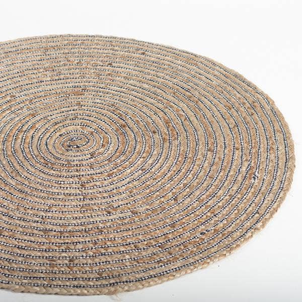 Forpost Trade Inc - 3' x 3' Round Jute Rug, Beige