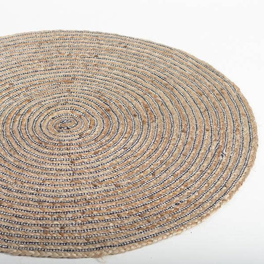 Forpost Trade Inc - 3' x 3' Round Jute Rug, Beige