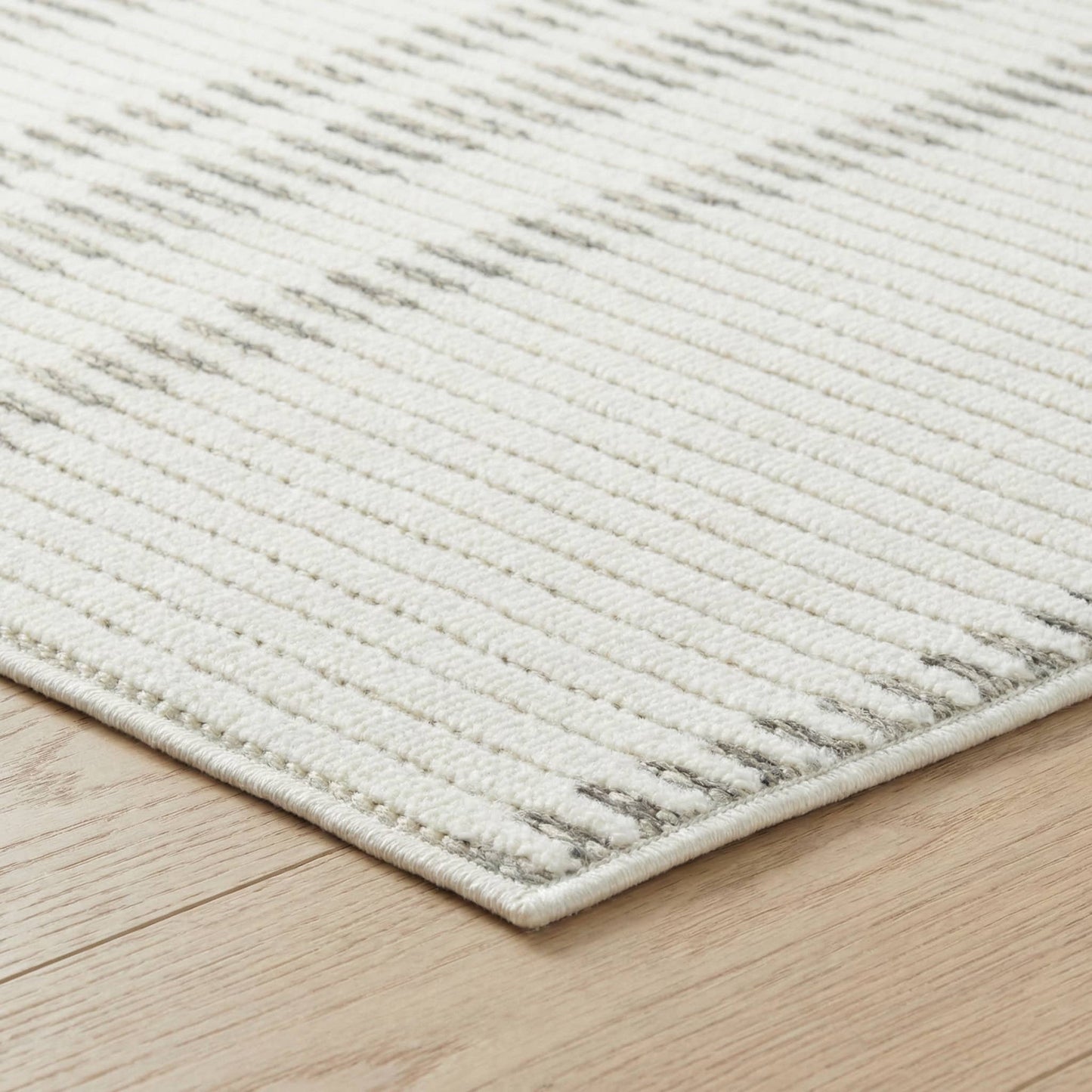 Koshani - Aurora Geometric Boho Cream Beige Indoor Area Rug: 4x6