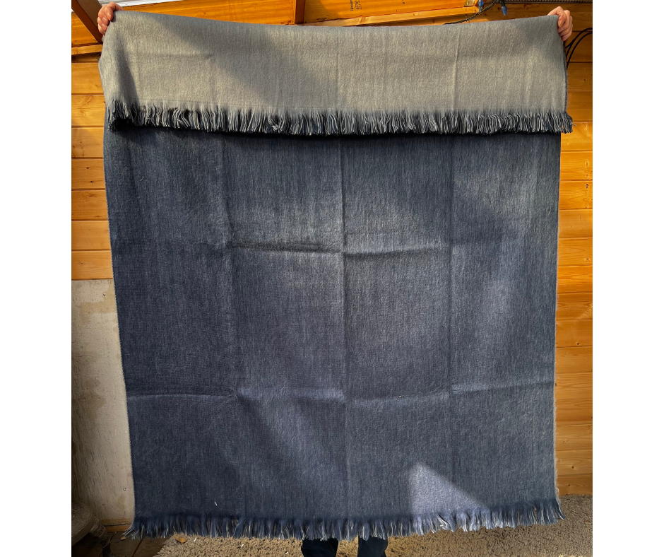 Meraki Movement - Stormy Seas Brushed Alpaca Throw Blanket