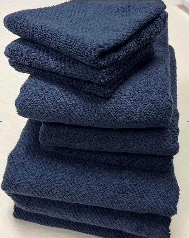 Organic Blue Towel Set, Lake, Air Weight