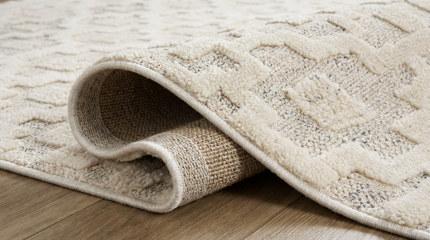 Koshani - Tulum Moroccan Abstract Beige Cream Indoor Area Rug: Beige / Abstract / 4x6