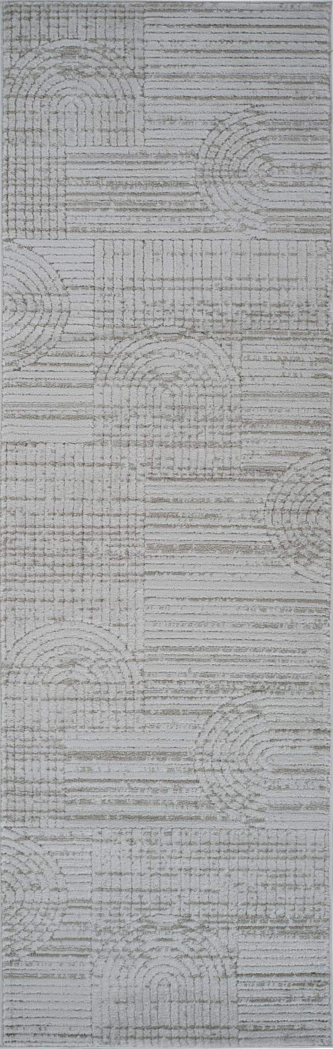 Koshani - Tulum Abstract Geometric Indoor Area Rug: Grey / Abstract / 4x6