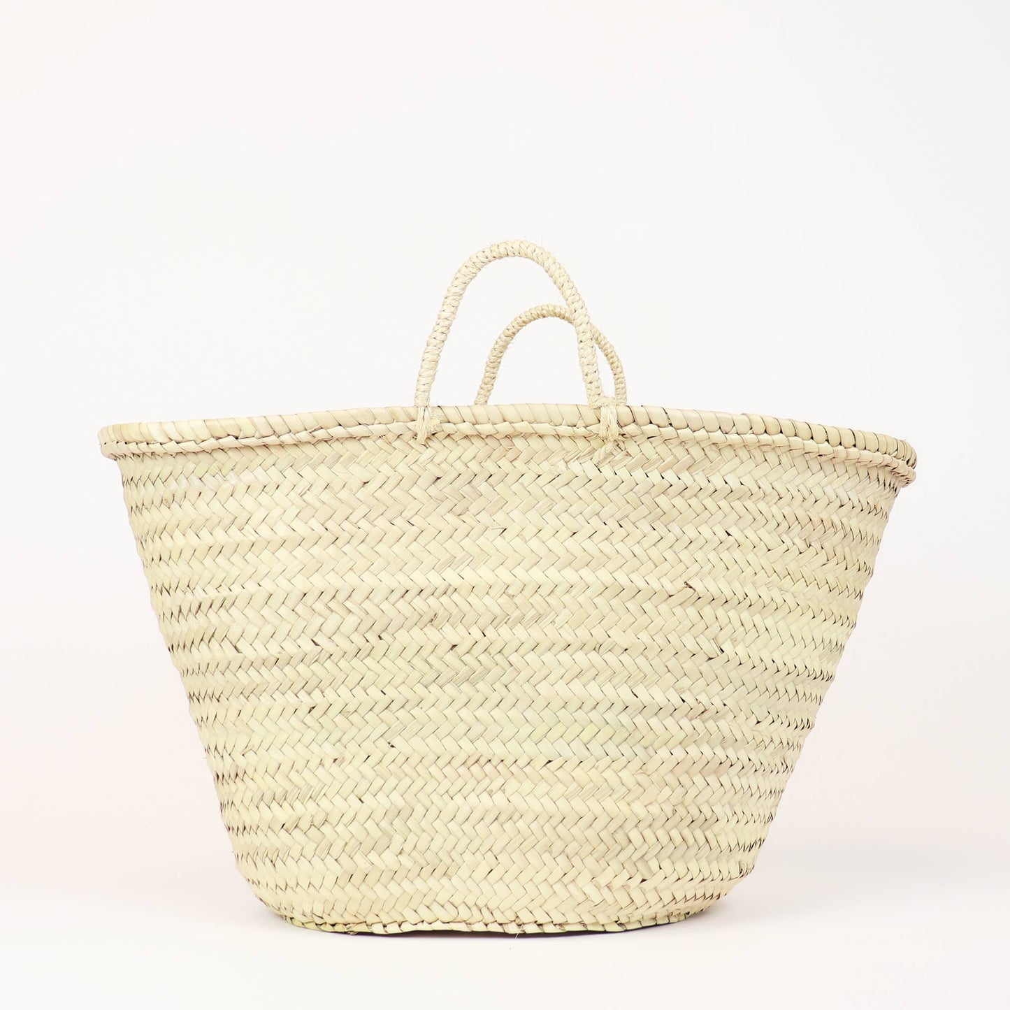 SOCCO Designs - Straw Bag - Miami French Market Basket: Medium