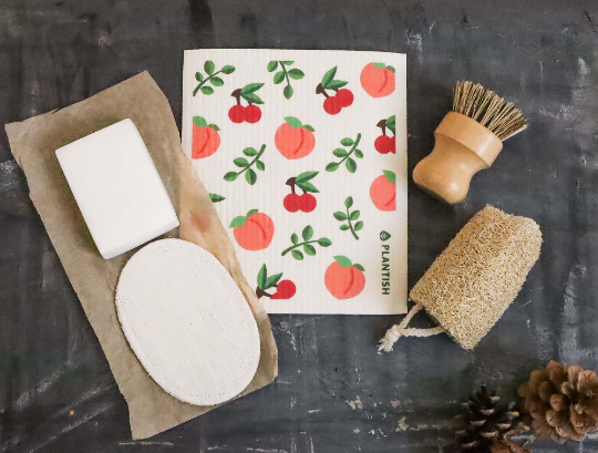 Plantish - Blueberry - Swedish Sponge Cloth