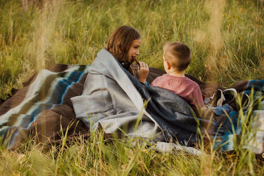 Meraki Movement - Stormy Seas Brushed Alpaca Throw Blanket