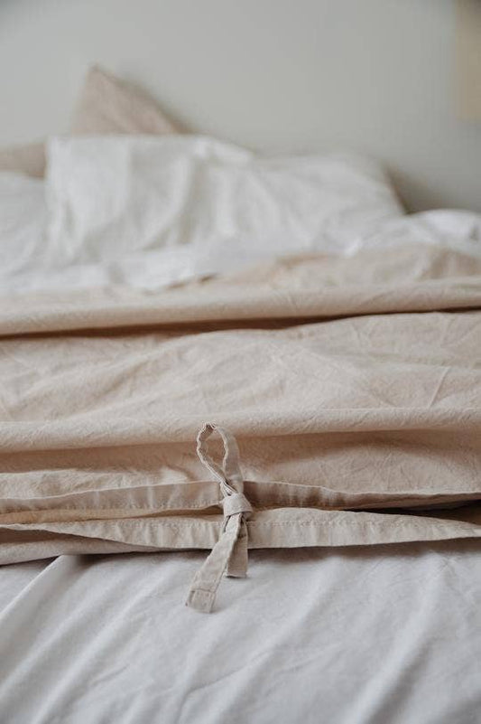 House of Jude - Duvet Cover: Queen / Oat Milk