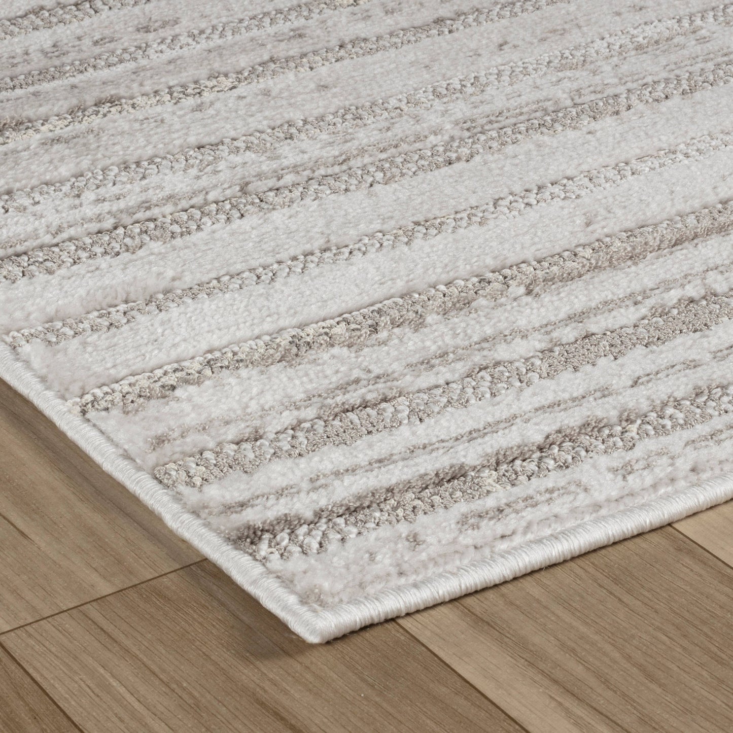 Koshani - Tulum Abstract Geometric Indoor Area Rug: Grey / Abstract / 4x6