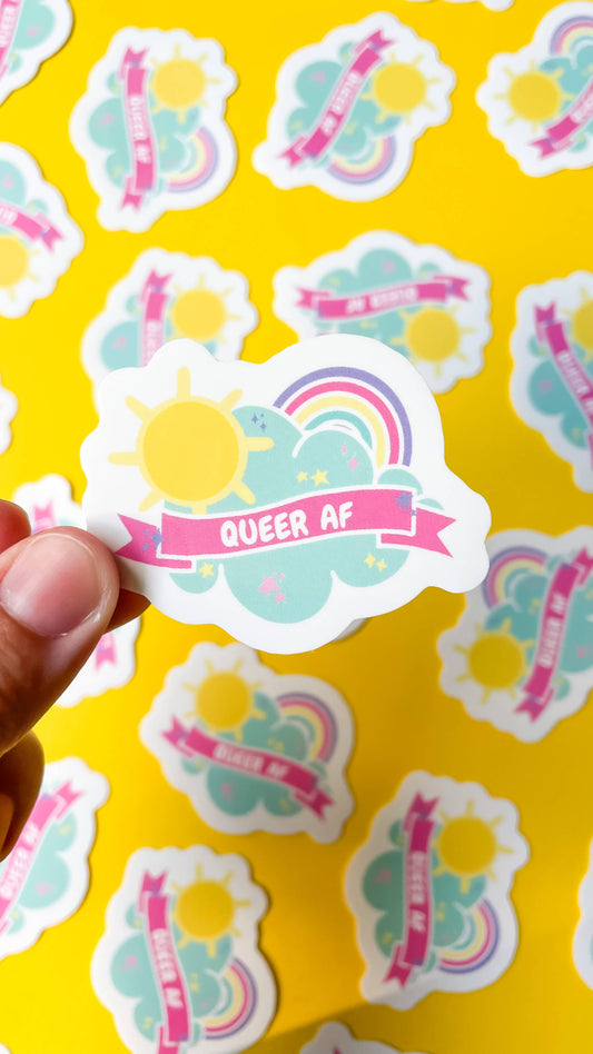 Rainbow Certified | Sticker - Queer AF