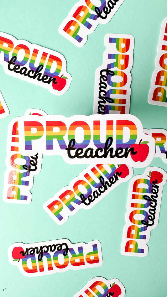 Rainbow Certified | Sticker - Proud Teacher LGBTQ+