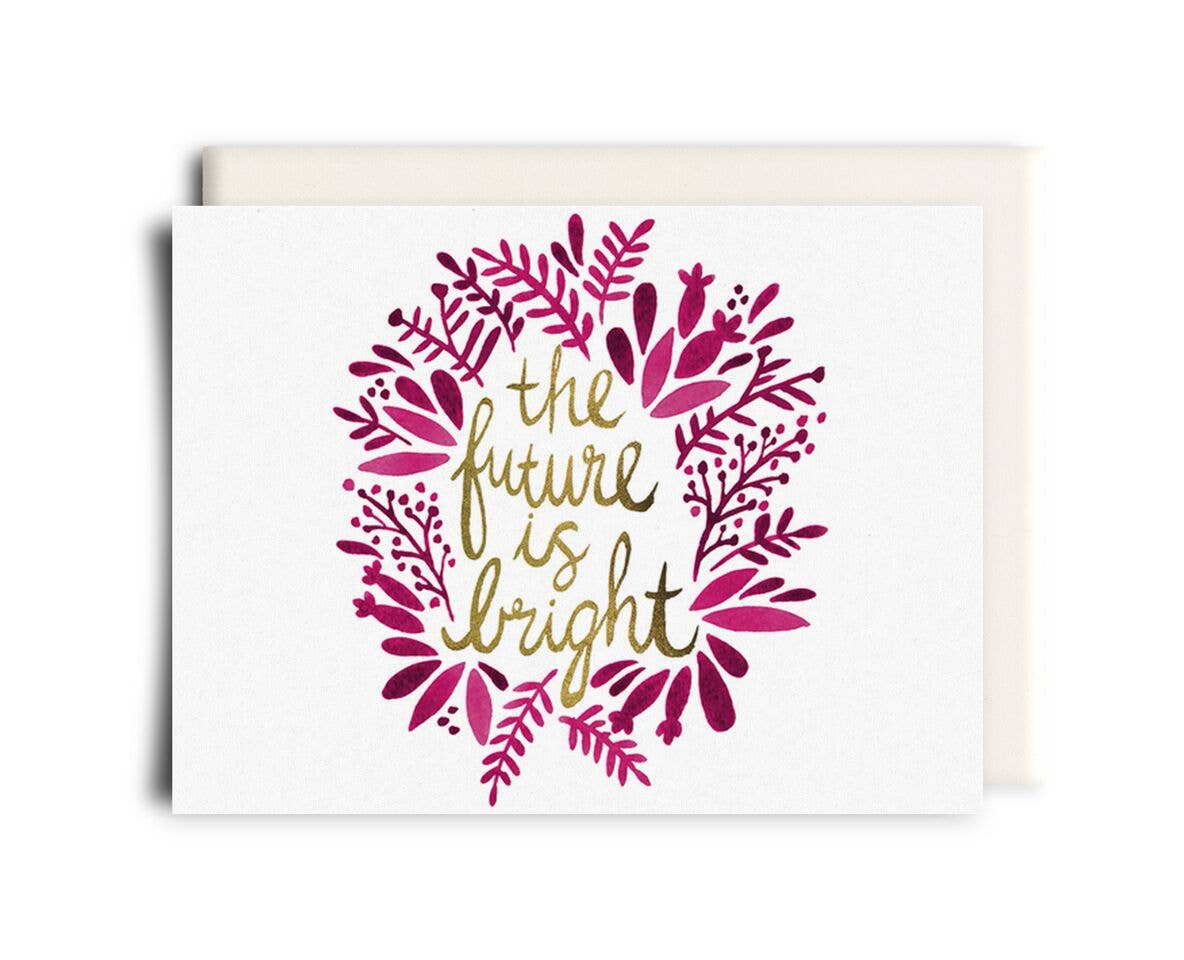Inkwell Cards | Graduation Greeting Card - The Future Is Bright