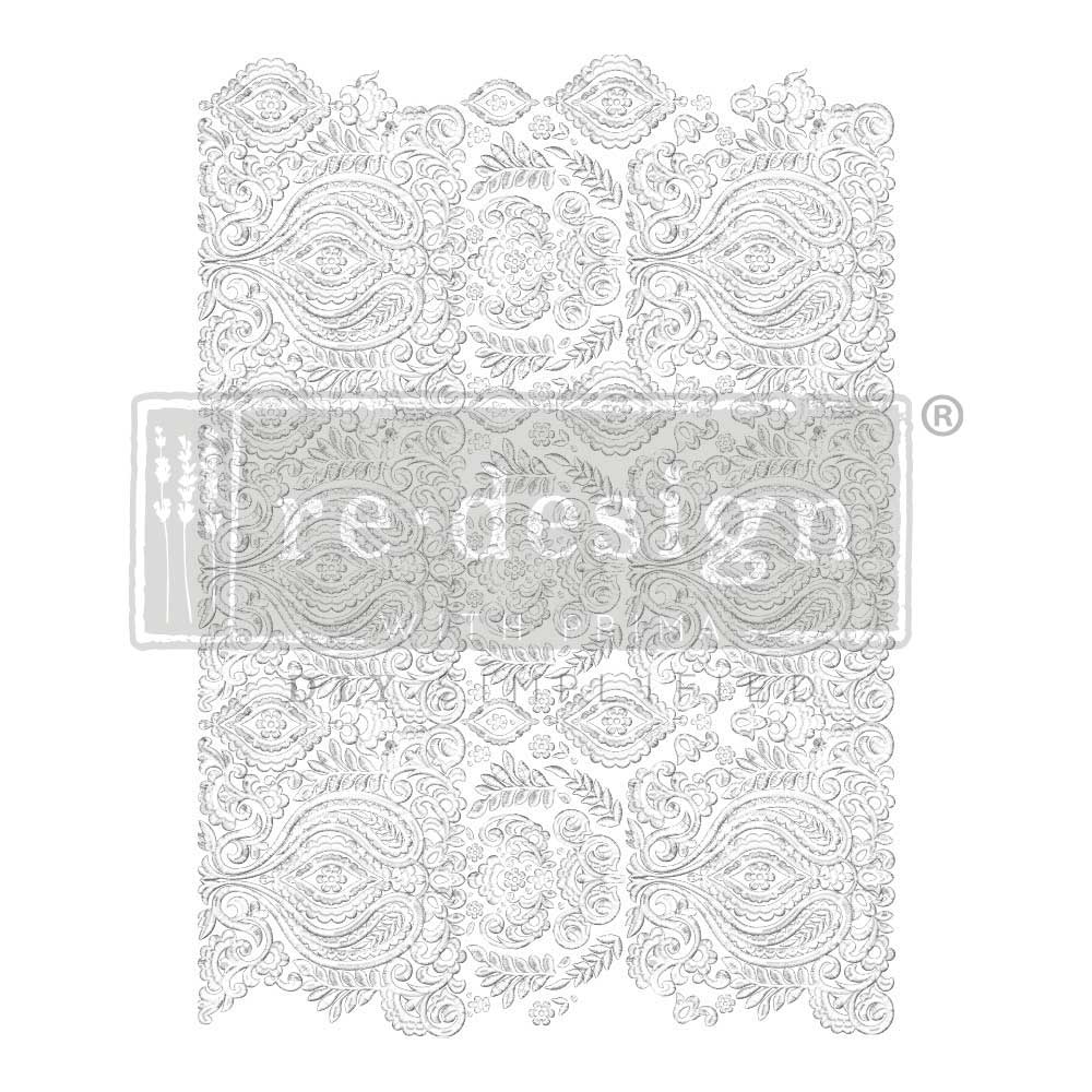Redesign with Prima - Decor Transfers® 24x35 - White Engraving - total sheet size