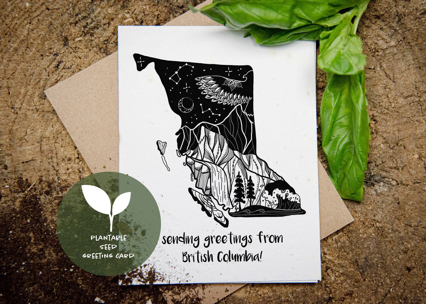 Mountain Mornings | Greeting Card (Plantable Seed) - Sending Greetings...