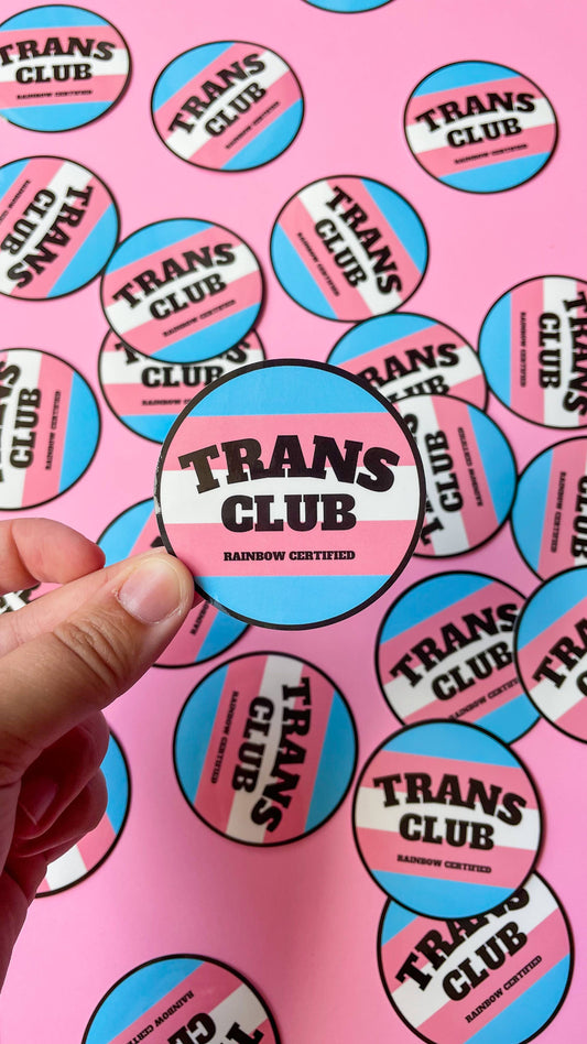 Rainbow Certified | Sticker - Trans Pride Club