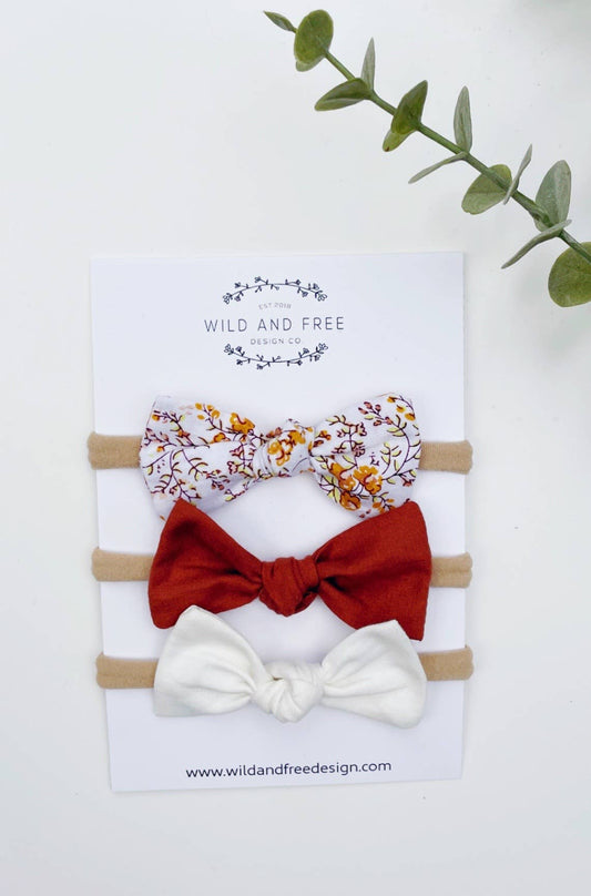 Wild and Free Design Co. | Harvest Knotted Bow Set