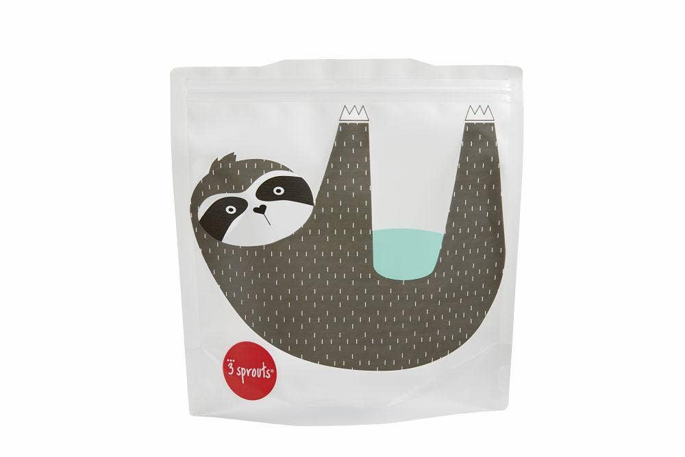 3 Sprouts - Sloth Sandwich Bag