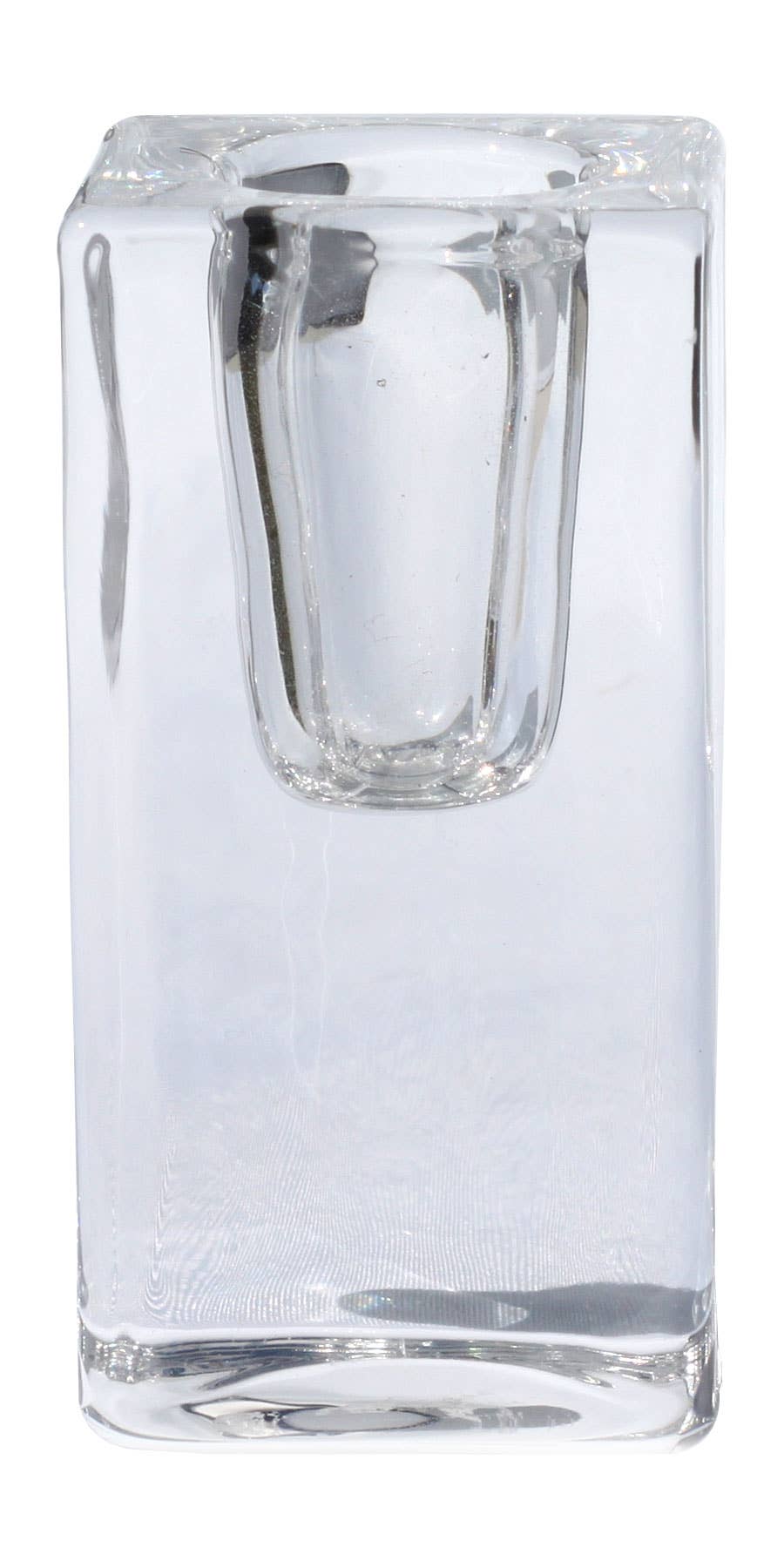 Twilight Collection - Quadra Glass Candle Holders | Clear