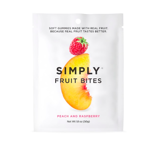 Simply | Fruit Bites - Peach Raspberry