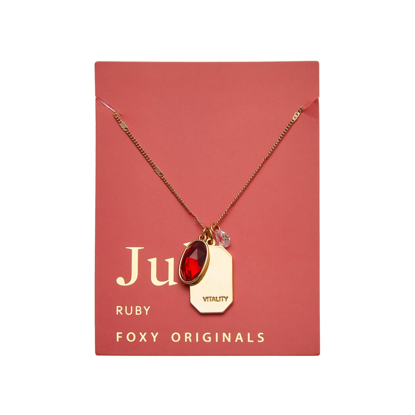 Foxy Originals - July Birthstone Necklace | Gold Jewelry | Birthstone Gift